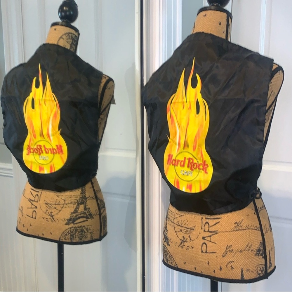 Hard Rock Cafe Tote Polyester Drawstring Backpack NWT